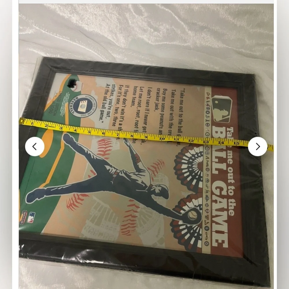 Authentic MLB Barry Bonds game used memorabilia framed limited edition - Picture 5 of 8